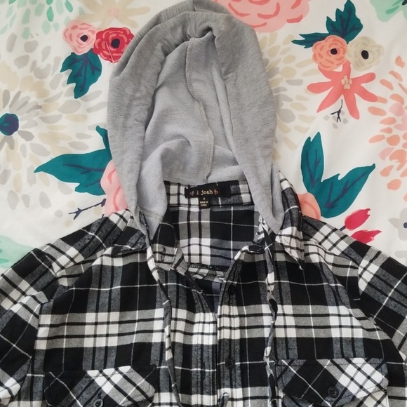 Flannel with Hood - Picture 2 of 2